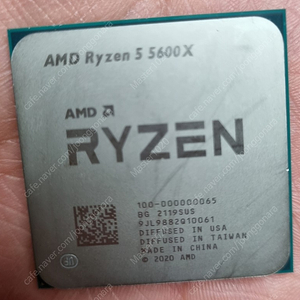 amd 라이젠 5600X (버미어) cpu 단품 / 택포