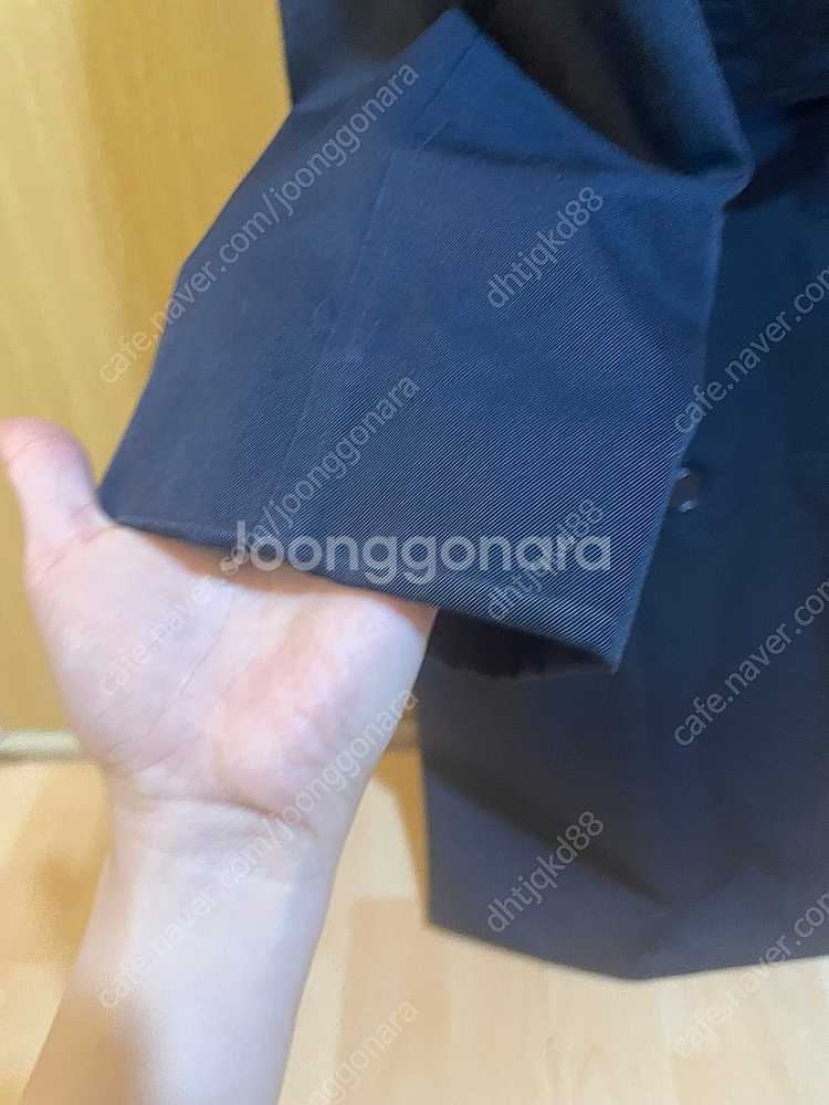 가격후려 버버리네이비 더블트렌치 상태a급 여자 66까지--5