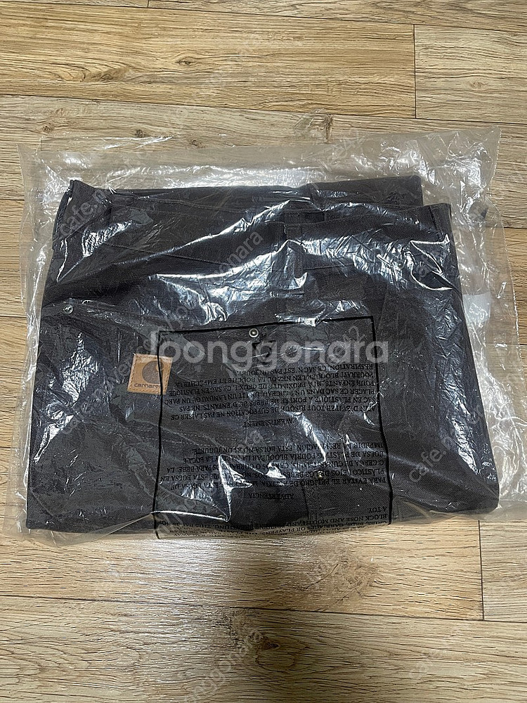 칼하트 더블니 b136 워크팬츠 다크브라운 31x32--4