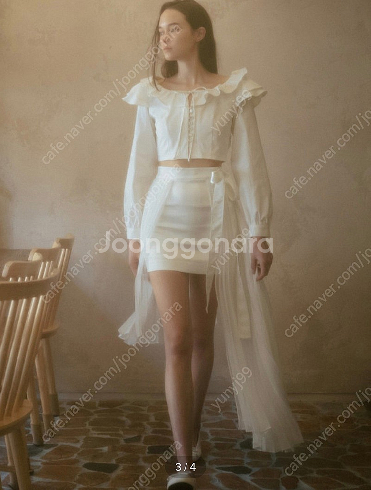 THETIS 테티스 RUFFLE BLOUSE--2