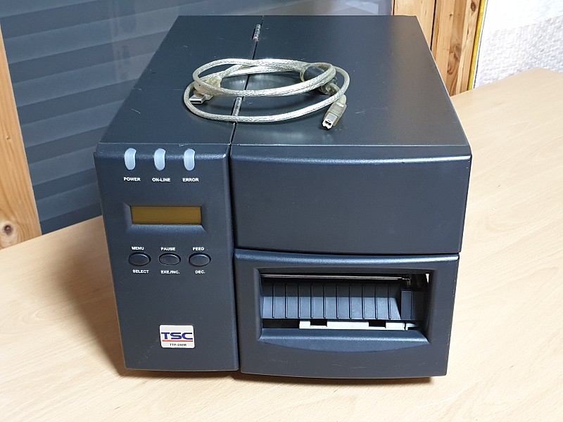 TSC TTP-246M 열전사 라벨 프린터 산업용 바코드 스티커
