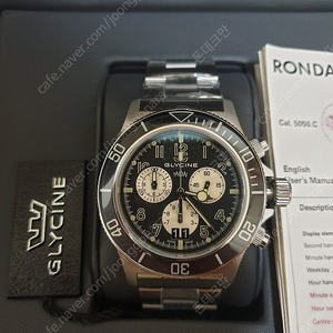 Glycine 컴벳서브 42mm GL1005 미사용 신품 풀박스 판매