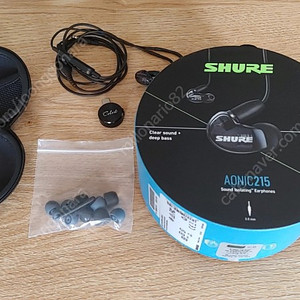 슈어 shure aonic215 uni +키네라 꼬다리 dac