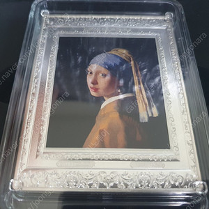 수집용 은화 / 명화시리즈 '진주 귀걸이를 한 소녀' France 500g Silver Masters of the Museum The Girl with the Pearl Earri