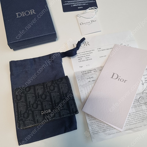 (백화점판)디올 오블리크 비즈니스 카드지갑