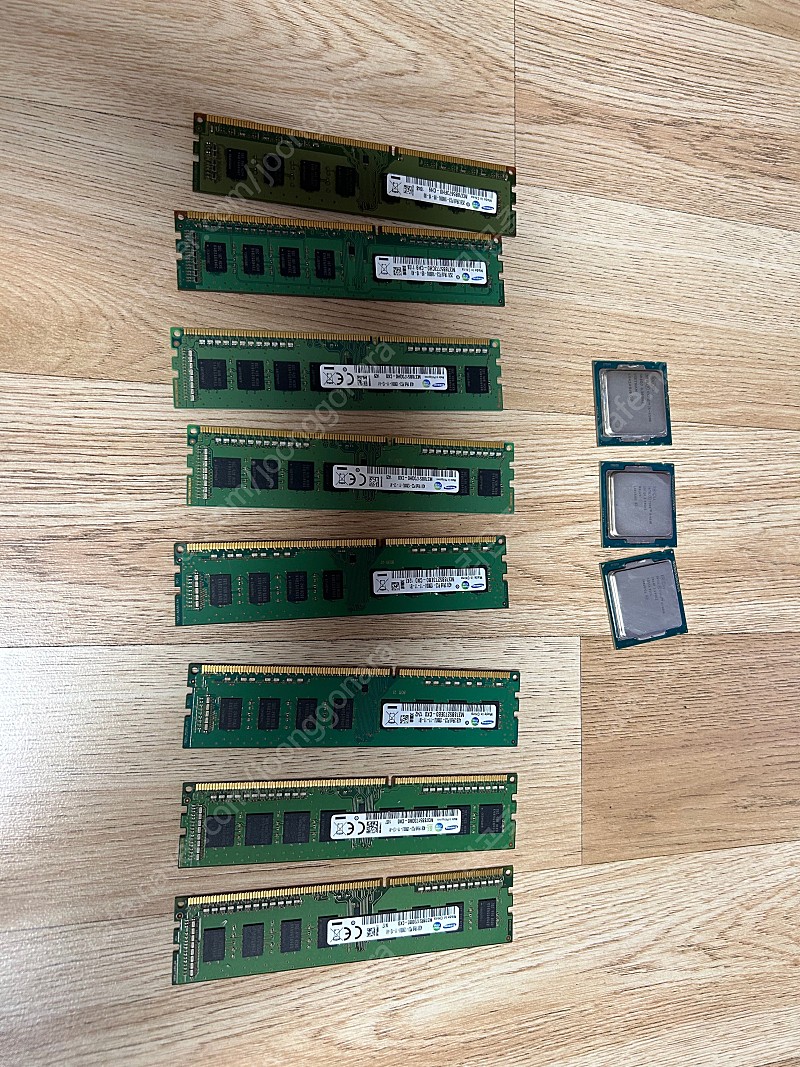 인텔 i5-4690, i5-4590, i5-4440, 삼성 DDR3 4GB, 2GB 여러개 팝니다
