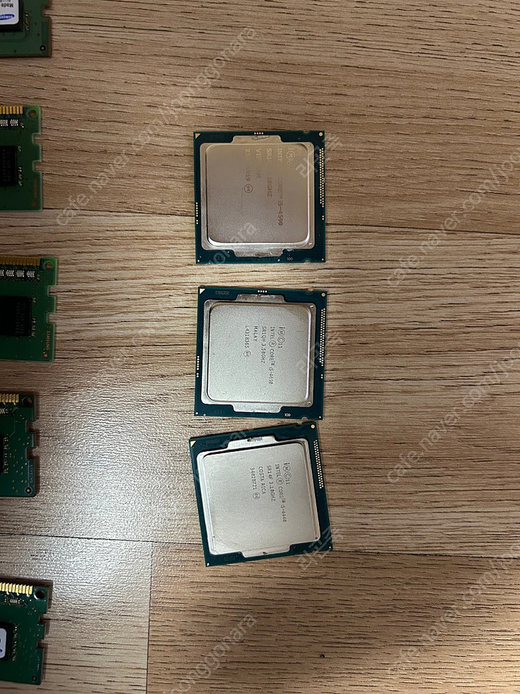 인텔 i5-4690, i5-4590, i5-4440, 삼성 DDR3 4GB, 2GB 여러개 팝니다--1