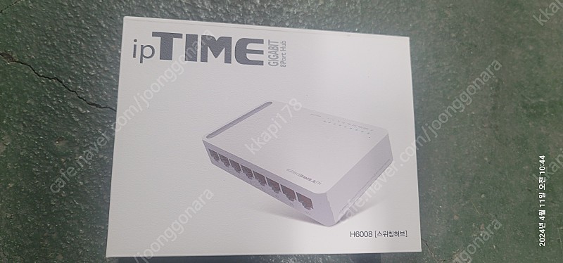 ipTIME H6008 [스위칭허브/8포트/1000Mbps] 팝니다. 미사용제품