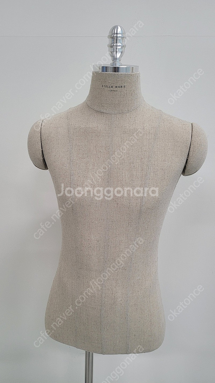 고급 광목마네킹 남성용, 크롬 휠 발판 포함--4