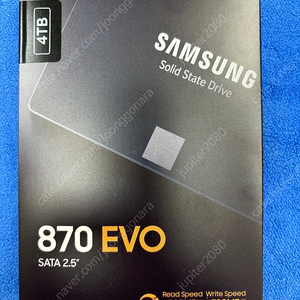 (판매)(신품) 삼성 SSD 870 EVO 4TB