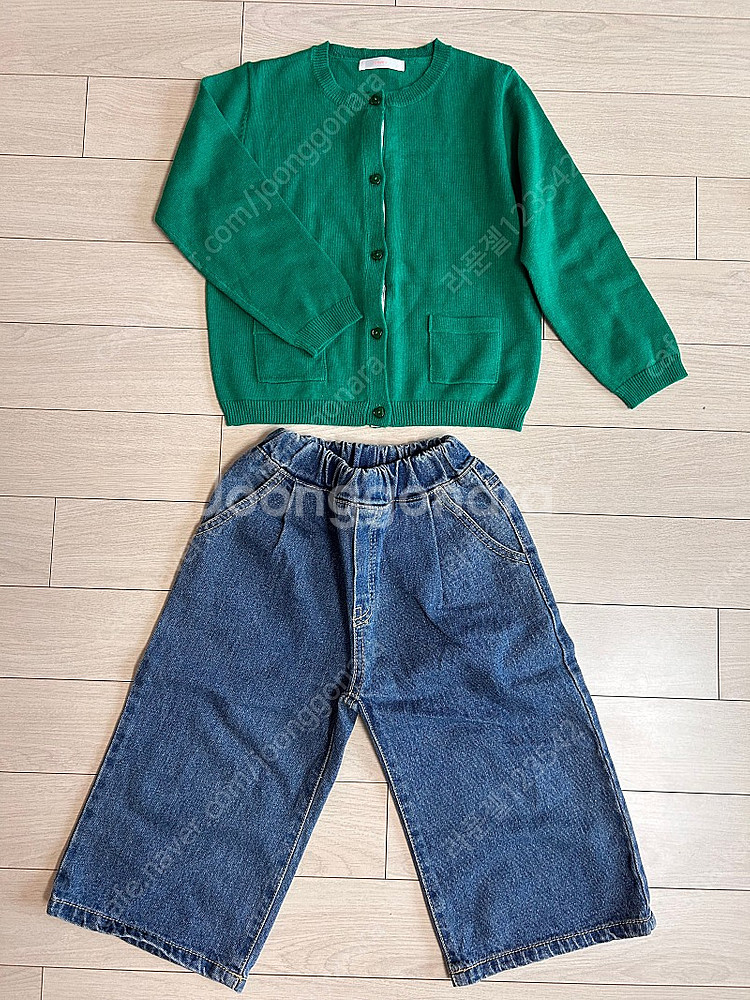 아이러브제이 L 사이즈 가디건 + m사이즈 청바지--0