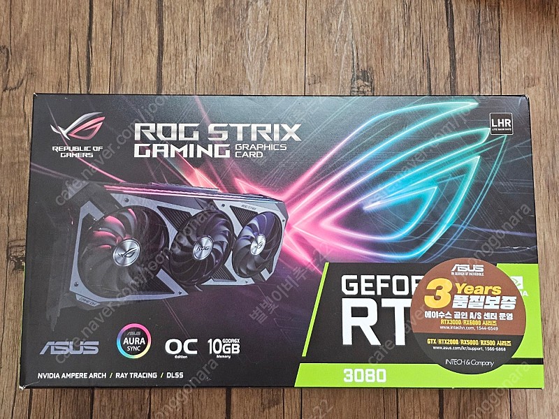 ASUS ROG STRIX RTX 3080 10GB LHR 팝니다.