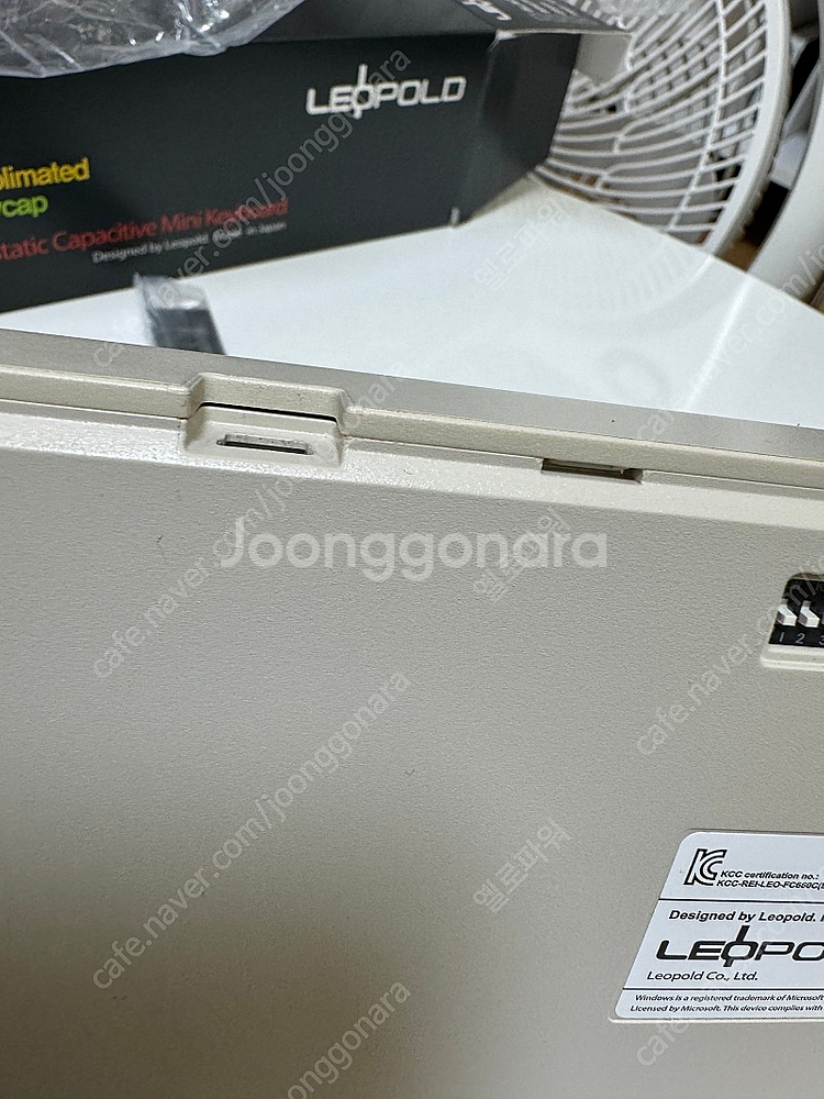 레오폴드 무접점 키보드 fc660c 저소음 화이트 영문...--1