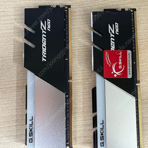 G.SKILL DDR4-3600 CL16 TRIDENT Z NEO C 패키지 (32GB(16Gx2)) 팝니다