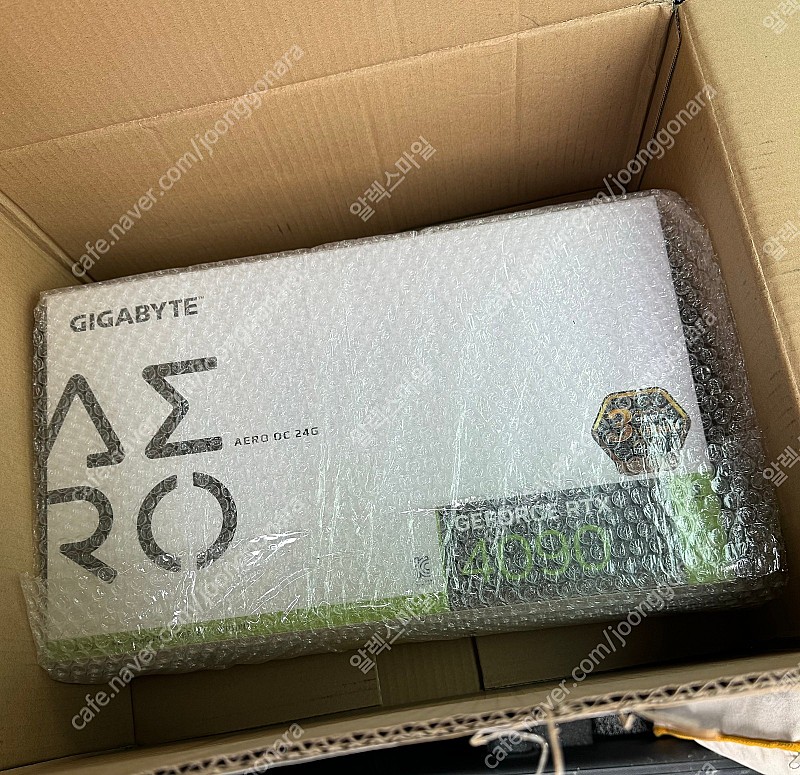 [미개봉] GIGABYTE 지포스 RTX 4090 AERO OC D6X 24GB 제이씨현 판매