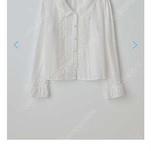 타낫 T/T Fin lace collar blouse white