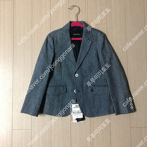 (새상품) 빈폴 키즈 그레이 블레이저 재킷, 자켓 5 T, 남아 여아 공용, 결혼식 하객룩, 가족 사진, 정장