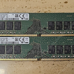 삼성 데스트탑메모리 DDR4 PC4 8G 2400T 2개