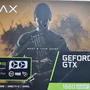 갤럭시 지포스 gtx 1660 super ex 그래픽카드 새상품 팝니다.