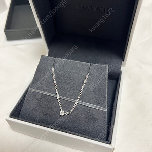 글로리어스워커 x 그린다이아 The Balance 14K MEN'S 0.1ct Necklace_White Gold / 50cm