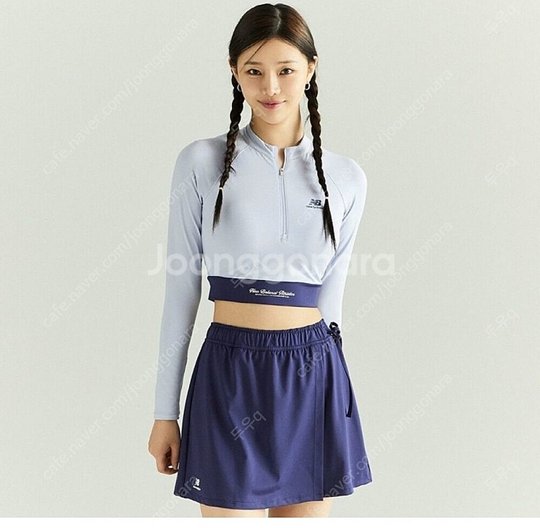 뉴발란스 여성 래쉬가드 수영복 스커트 세트 래시가드--0