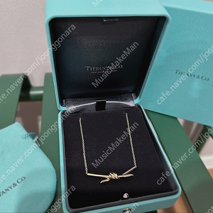 티파니앤코 노트펜던트 목걸이 Tiffany&co