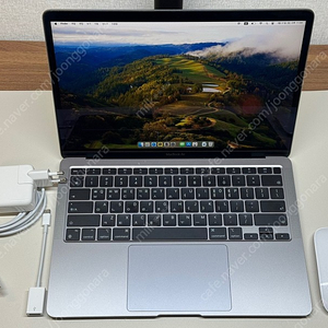 맥북에어M1 [macbookairM1] + 애캐플 + 마우스 + 커넥터