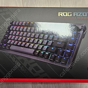 ASUS ROG NX AZOTH 기계식 키보드 영문판 적축 (아조쓰 블랙 적축)