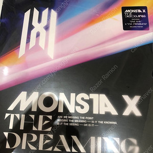 몬스타엑스 The Dreaming 블랙 LP 미개봉