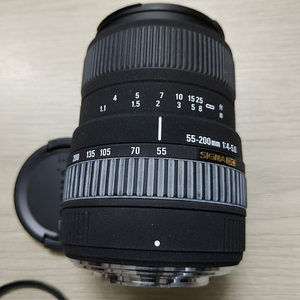 시그마 55-200mm 망원렌즈 팝니다