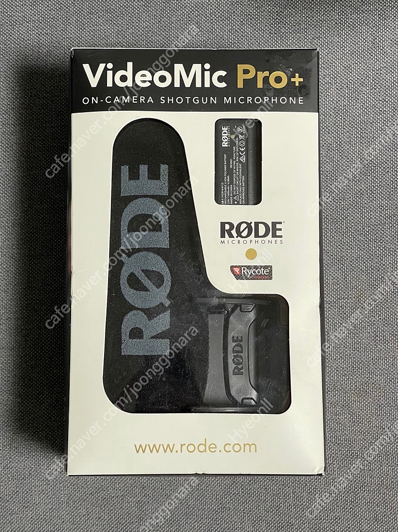 (미개봉) 로데 비디오 마이크 프로 플러스 RODE VideoMic Pro +