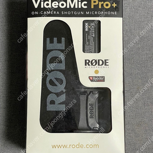 (미개봉) 로데 비디오 마이크 프로 플러스 RODE VideoMic Pro +