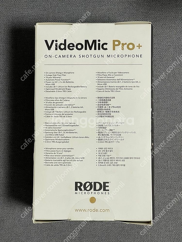 (미개봉) 로데 비디오 마이크 프로 플러스 RODE V...--1