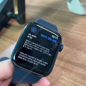 애플워치6 셀룰러 44mm 블루 판매합니다. (Apple Watch 6 Blue Deep Navy 44mm)