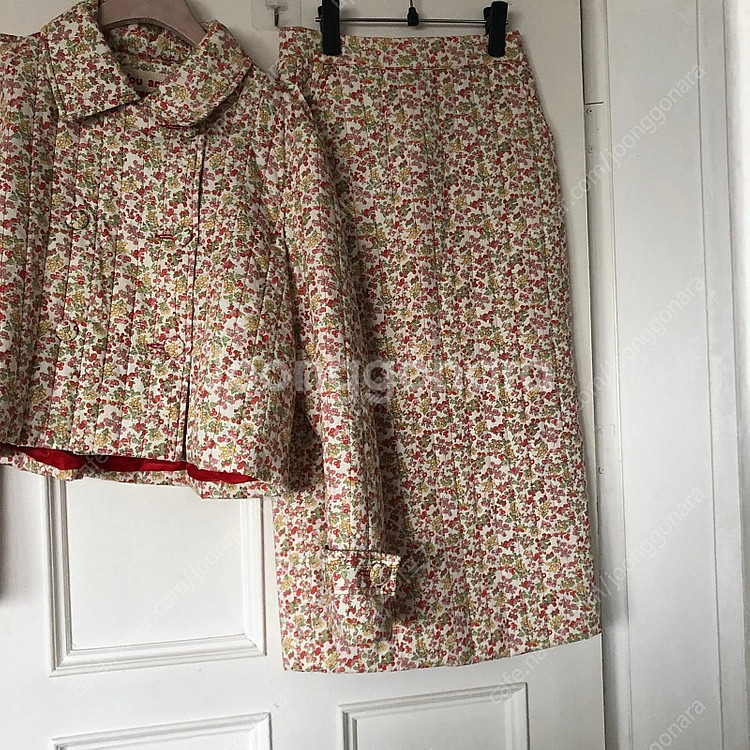 프레젠트프로젝트 누빔 플라워 퀼팅 세트 투피스 셋업 자켓&스커트 189000원--6