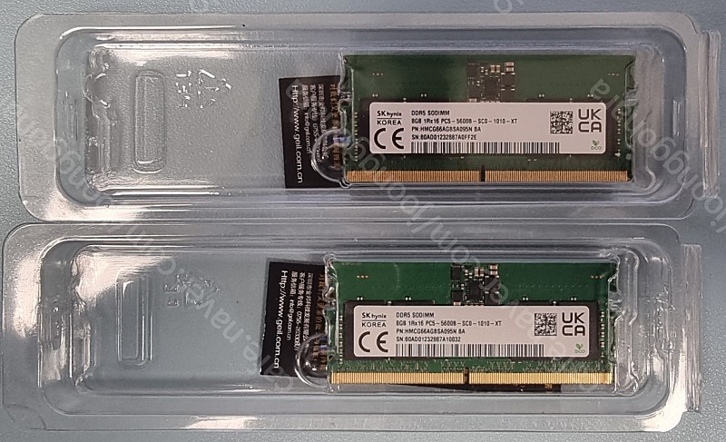 SK 하이닉스 DDR5 5600 8GB x2개