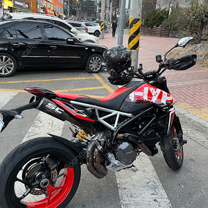 하이퍼모타드950rve sc머플러구변