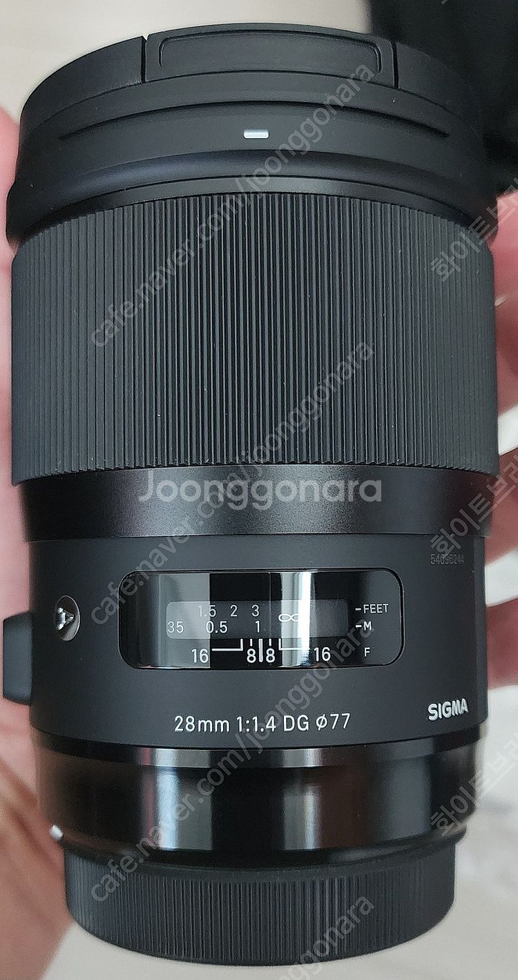 시그마 28mm f1.4 dg hsm 캐논 풀구성 S급--0