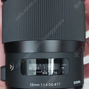 시그마 28mm f1.4 dg hsm 캐논 풀구성 S급