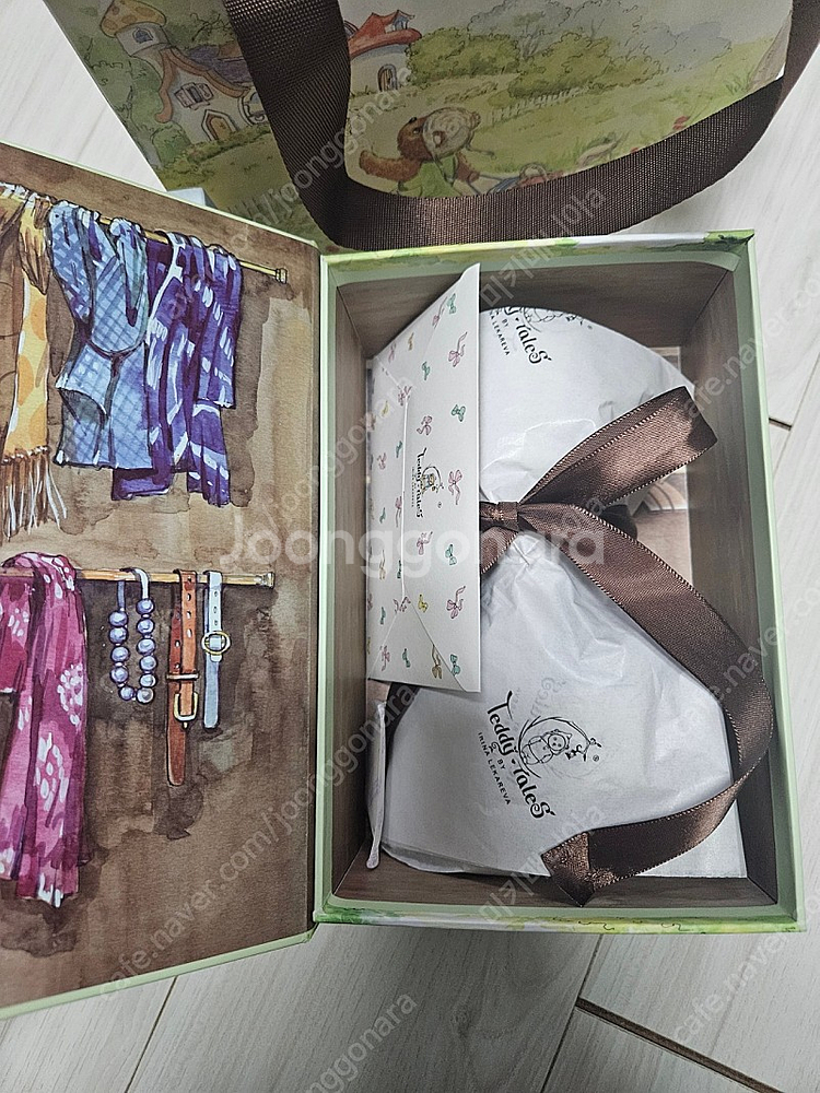 테디테일즈 레나베어 키링 밀크티 새상품--2