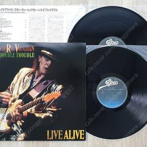 (LP 판매) 블루스락 - 스티비 레이 본 (Stevie Ray Vaughan) Live Alive 2LP 1986년 일본반