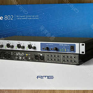 RME Fireface 802 오디스인터페이스 팝니다.