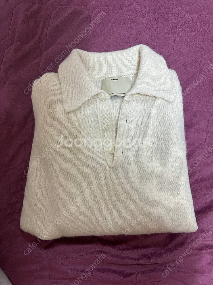 [판매] 포터리 컴포트 폴로 니트 옐로우 1사이즈--0
