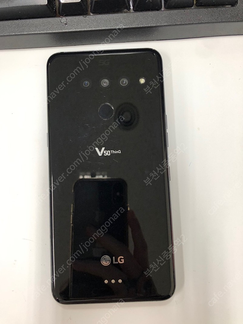 185810 SK V50 5G 블랙 128GB 무잔상급 + 부분파손폰 9만 부천 가성비 게임폰추천