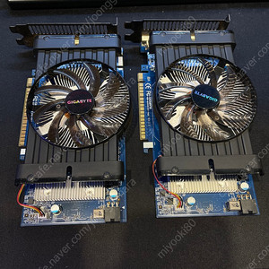 기가바이트 GTX550Ti GV-N550 OC 1GI 그래픽카드 2개 판매