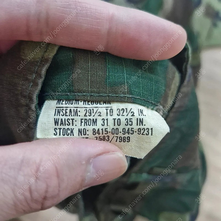 ERDL RDF 미군 우드랜드 바지하의--6