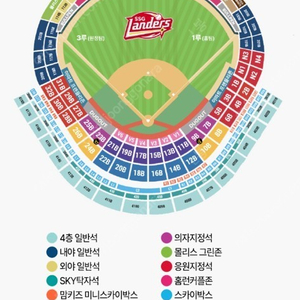 4월17일(수) SSG 랜더스 vs 기아 타이거즈 노브랜드 테이블석 2인석