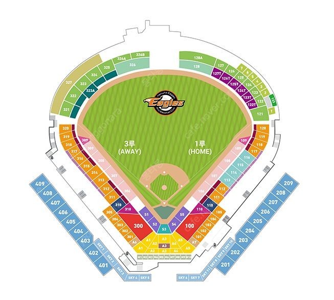 4월 20일(토) 한화 vs 삼성 3루 내야지정석(1층), 익사이팅존 4연석 최저가 양도합니다.