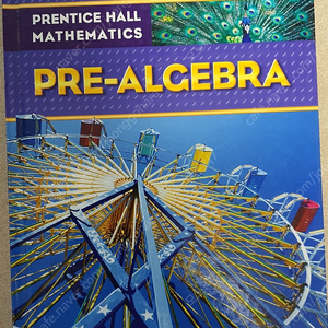 pre-algebra prealgebra 미국 교과서