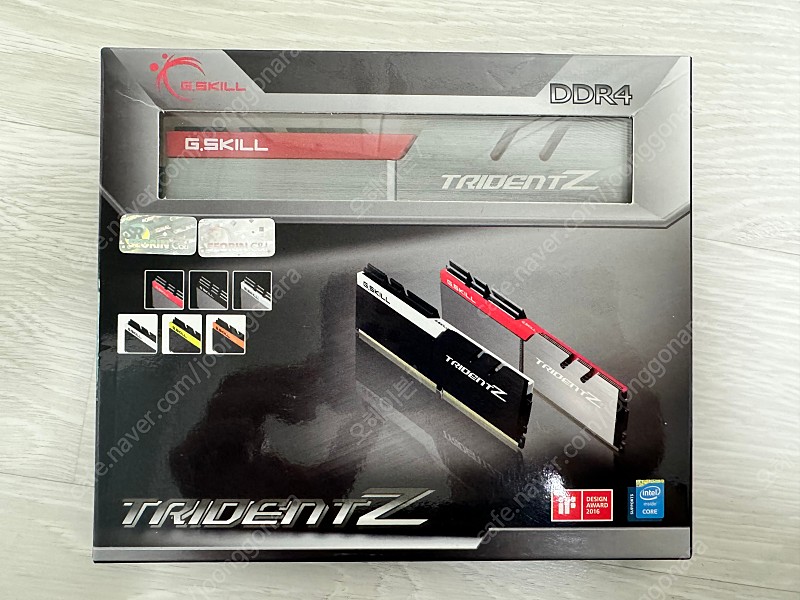 지스킬 트라이던트Z DDR4 3200 CL14 32GB(16Gx2) 서린 정품 팝니다.